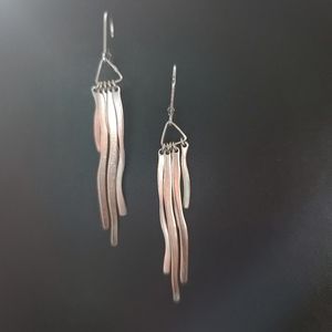 Sterling silver dangle earrings